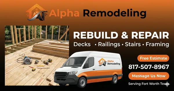 Alpha Remodeling Service Van